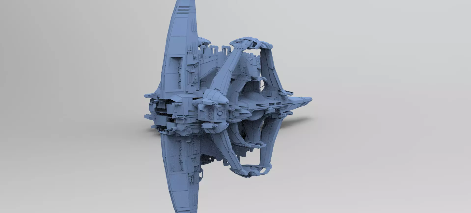 Dark Terra Former ship 2 3D model_0