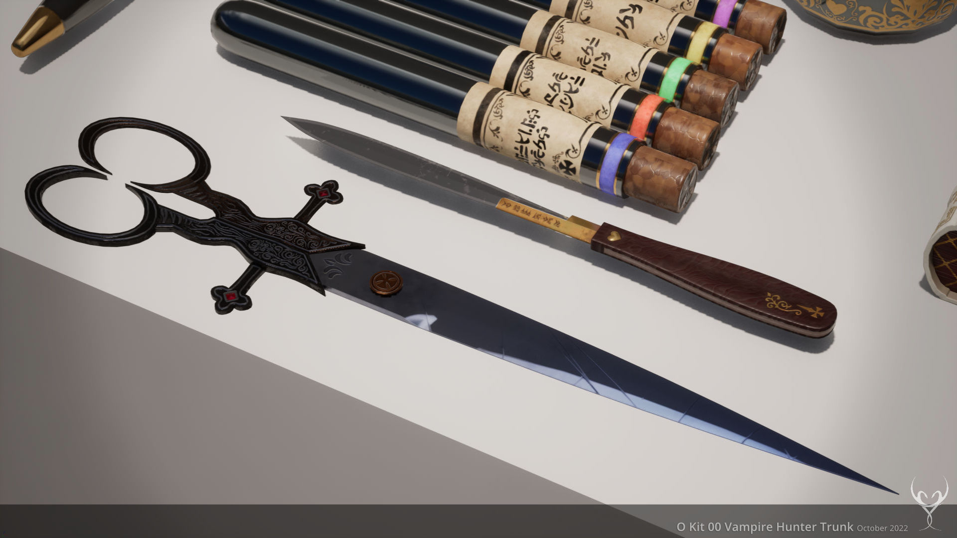 OB 00 Vampire Hunter Trunk 3D Model Collection_19