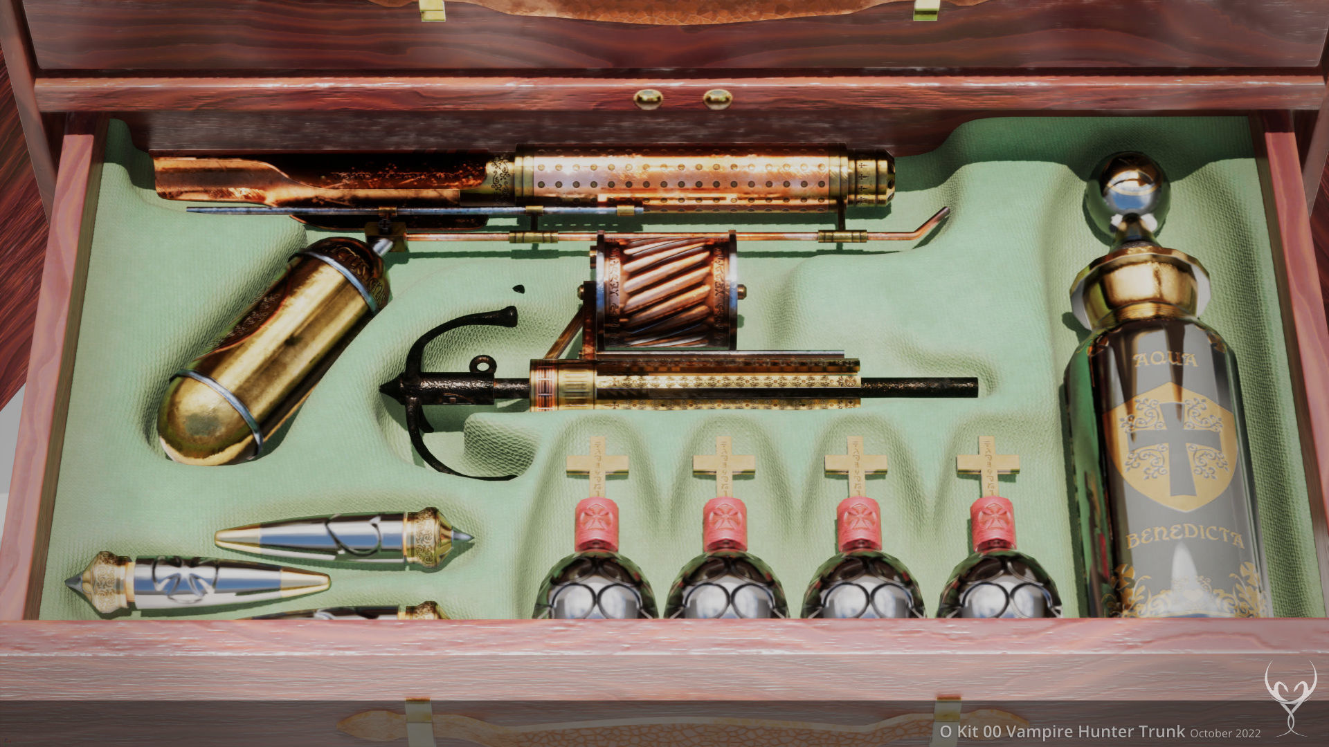 OB 00 Vampire Hunter Trunk 3D Model Collection_9