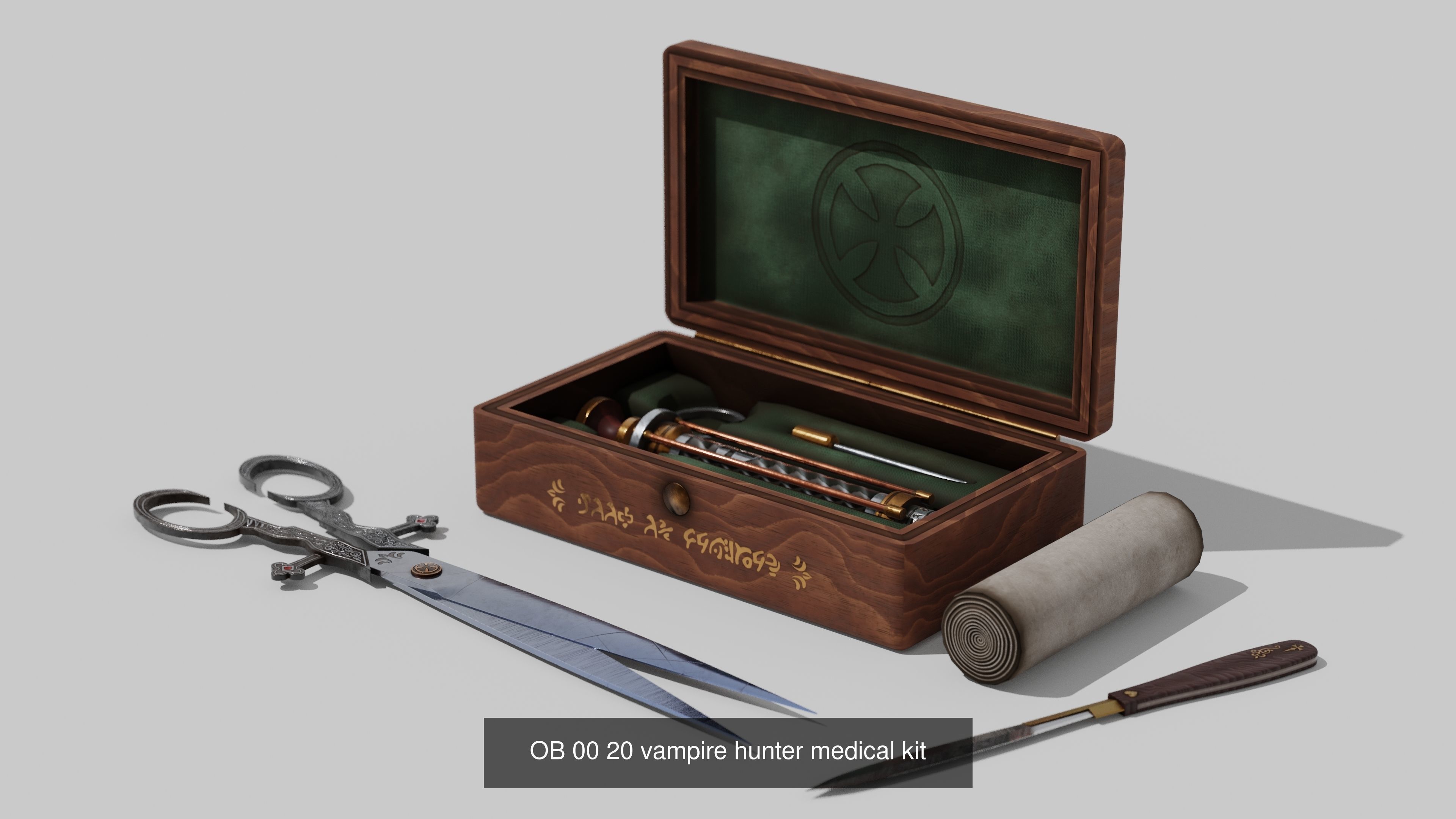 OB 00 Vampire Hunter Trunk 3D Model Collection_39