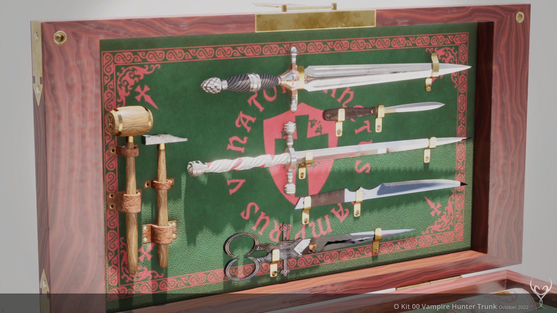 OB 00 Vampire Hunter Trunk 3D Model Collection_7