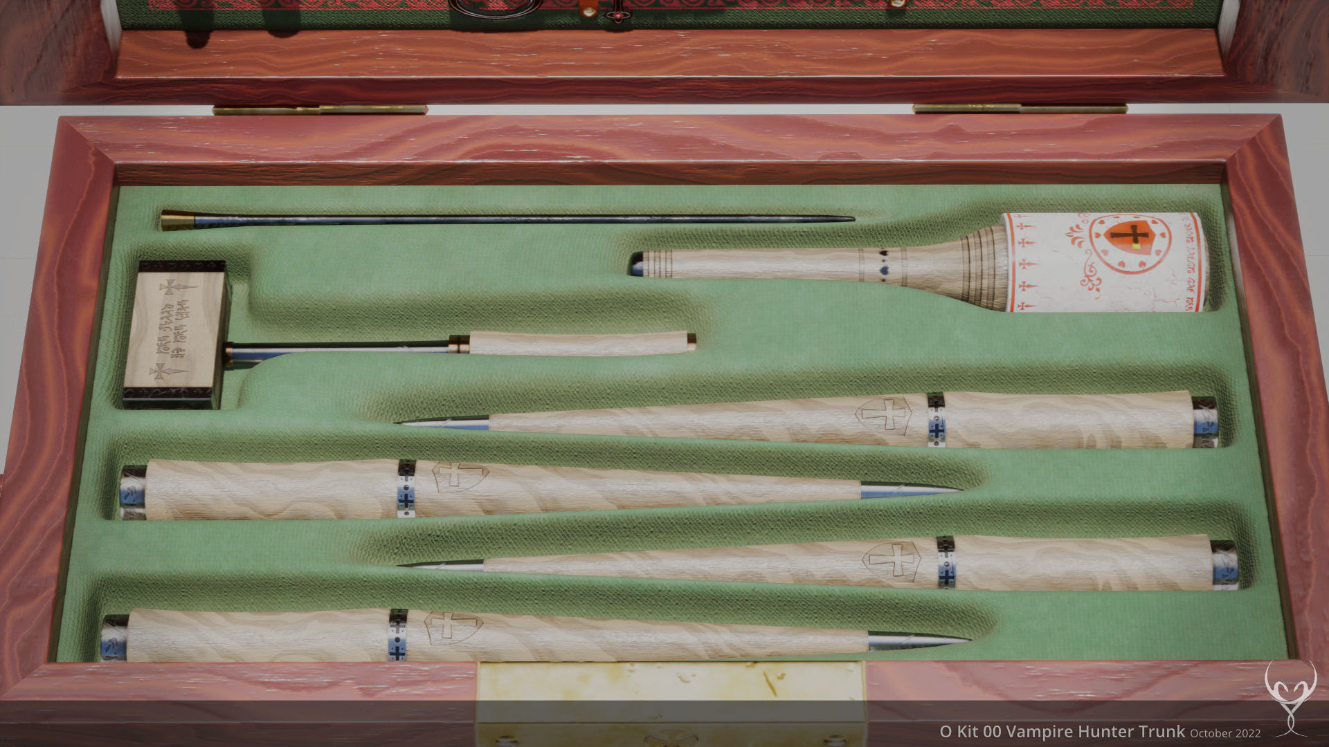 OB 00 Vampire Hunter Trunk 3D Model Collection_11