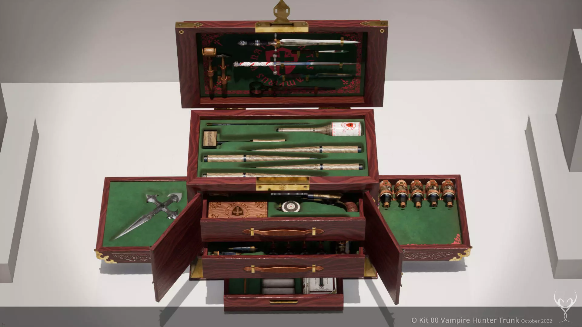 OB 00 Vampire Hunter Trunk 3D Model Collection_0