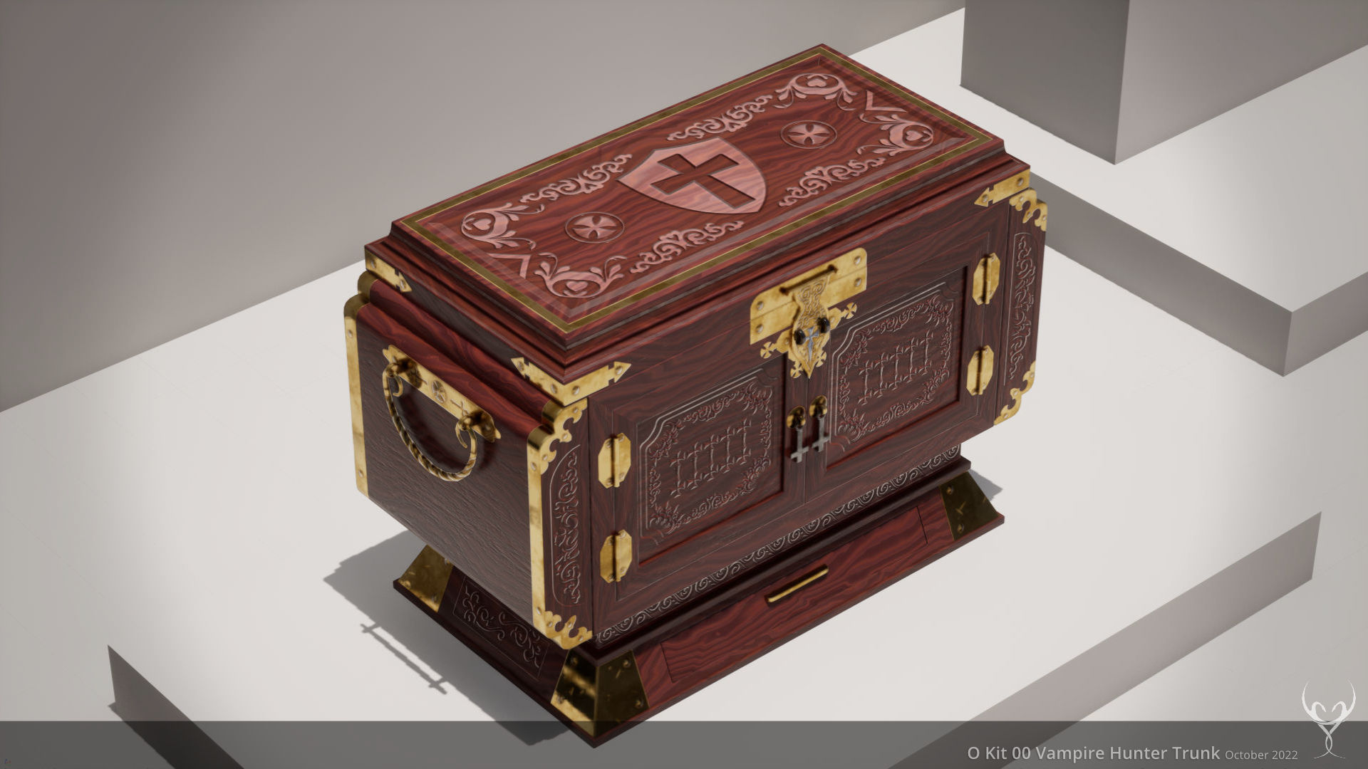 OB 00 Vampire Hunter Trunk 3D Model Collection_6