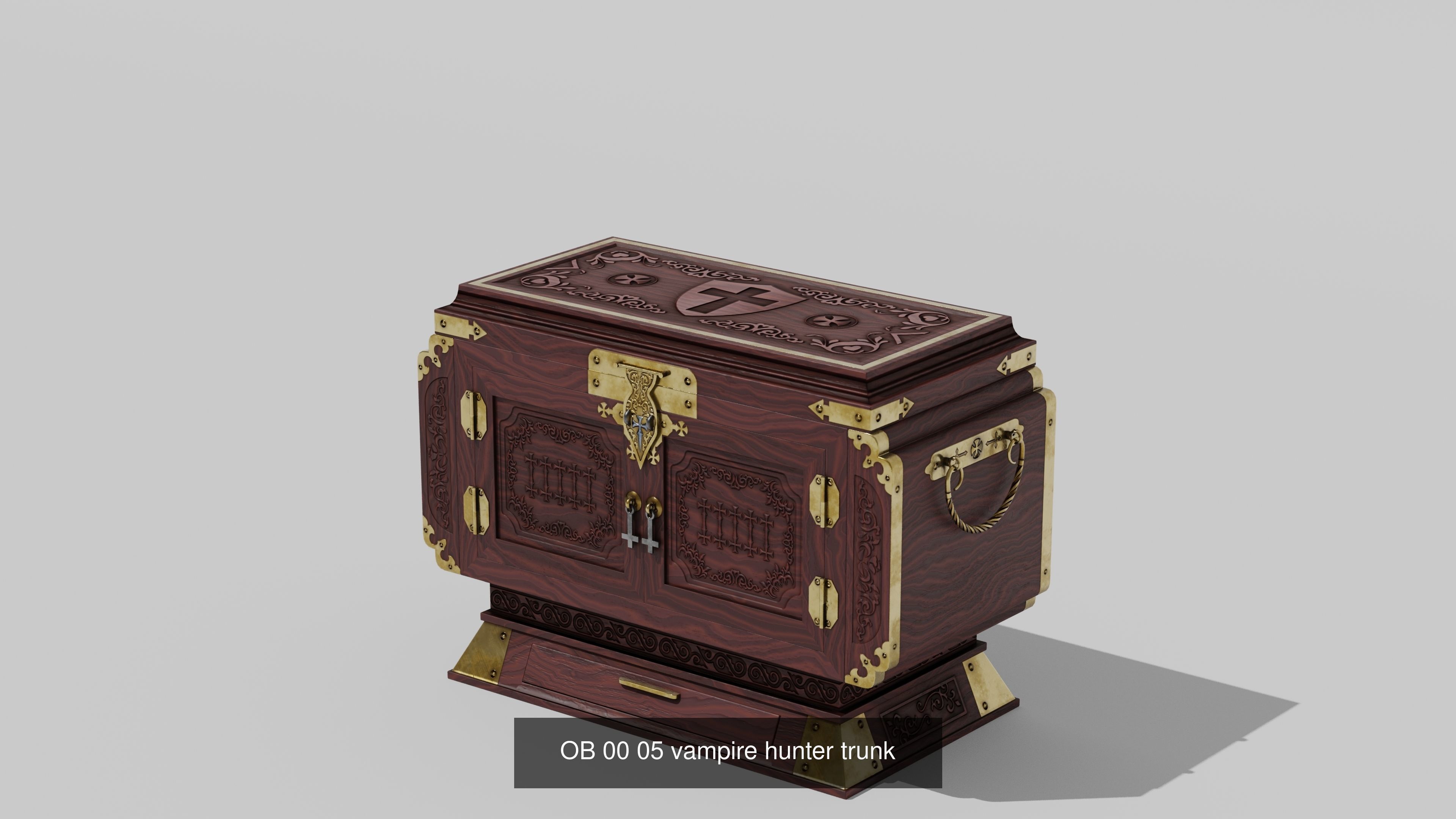 OB 00 Vampire Hunter Trunk 3D Model Collection_23