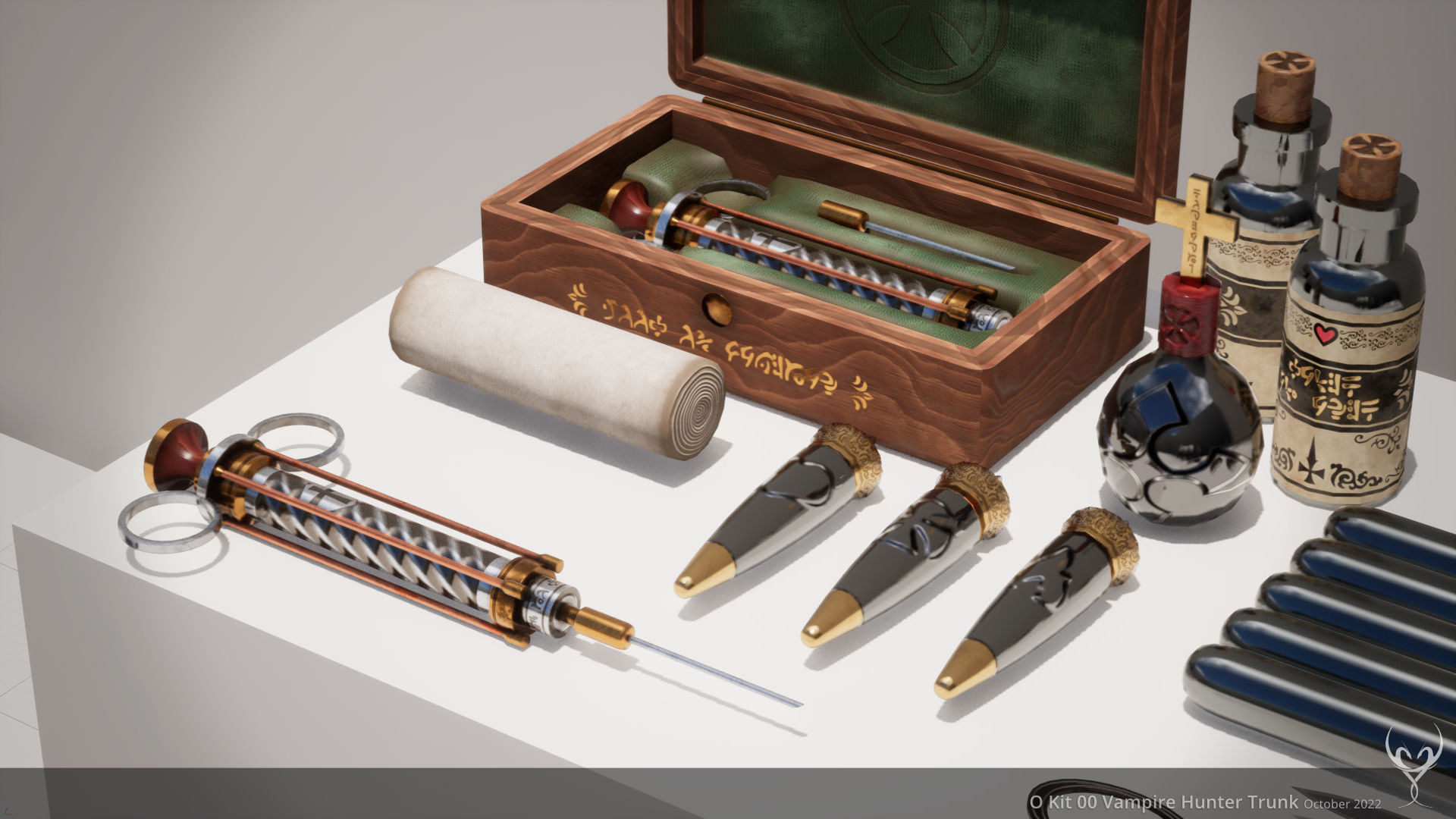 OB 00 Vampire Hunter Trunk 3D Model Collection_18