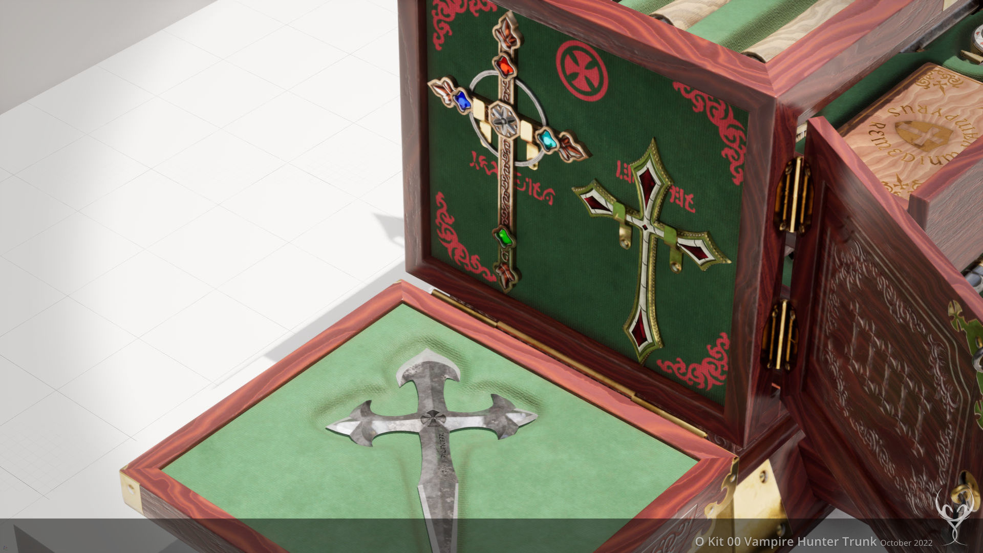 OB 00 Vampire Hunter Trunk 3D Model Collection_10