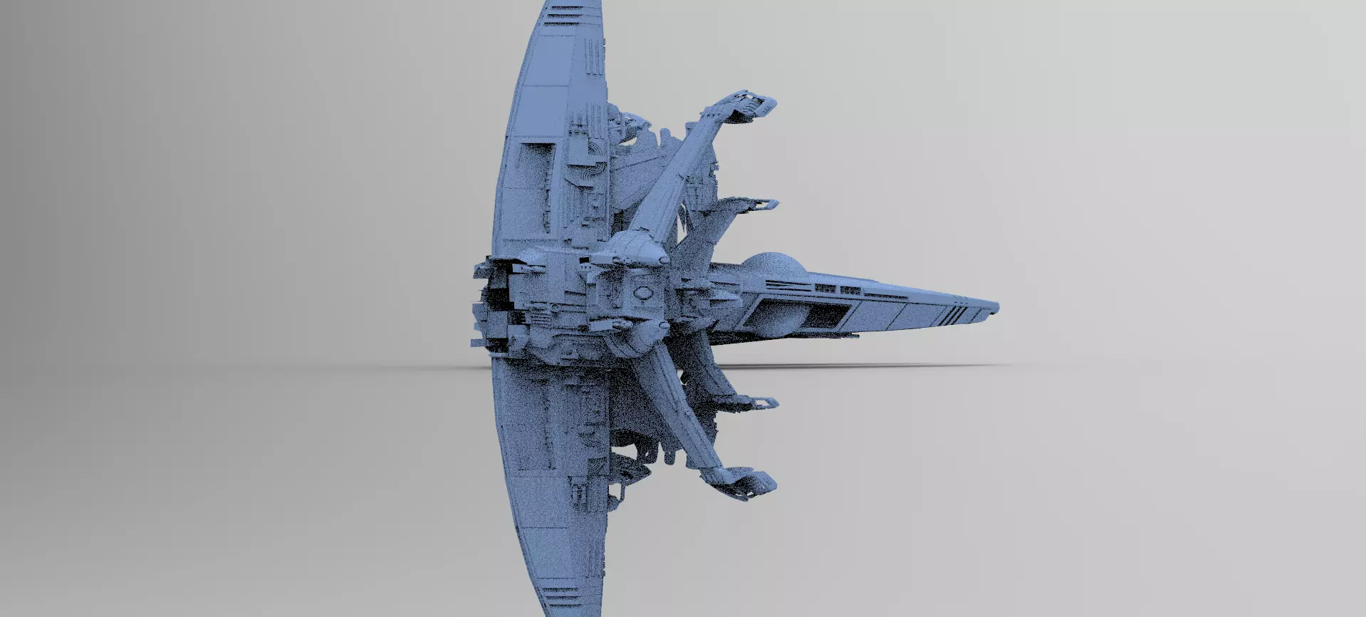 Dark Terra Former ship 3 3D model_0