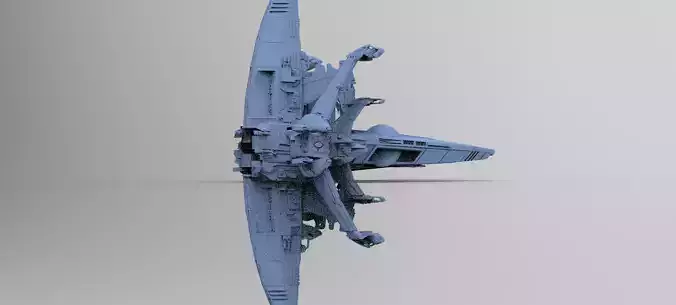 Dark Terra Former ship 3 3D model