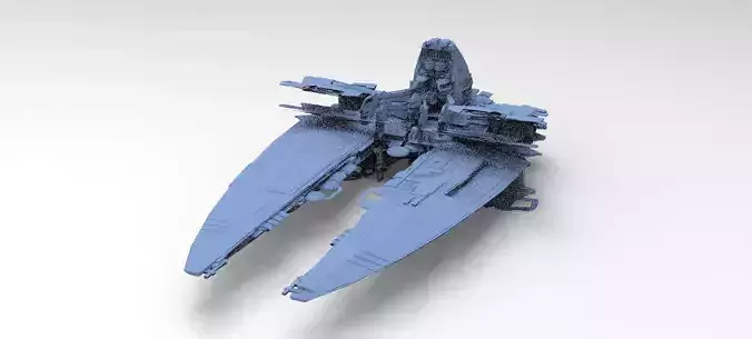 Dark Terra Former ship 5 3D model