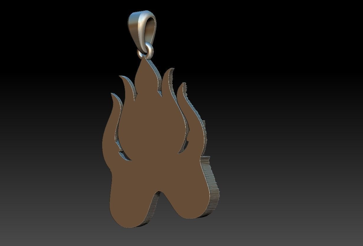Octopus Pendant 3D print model_6