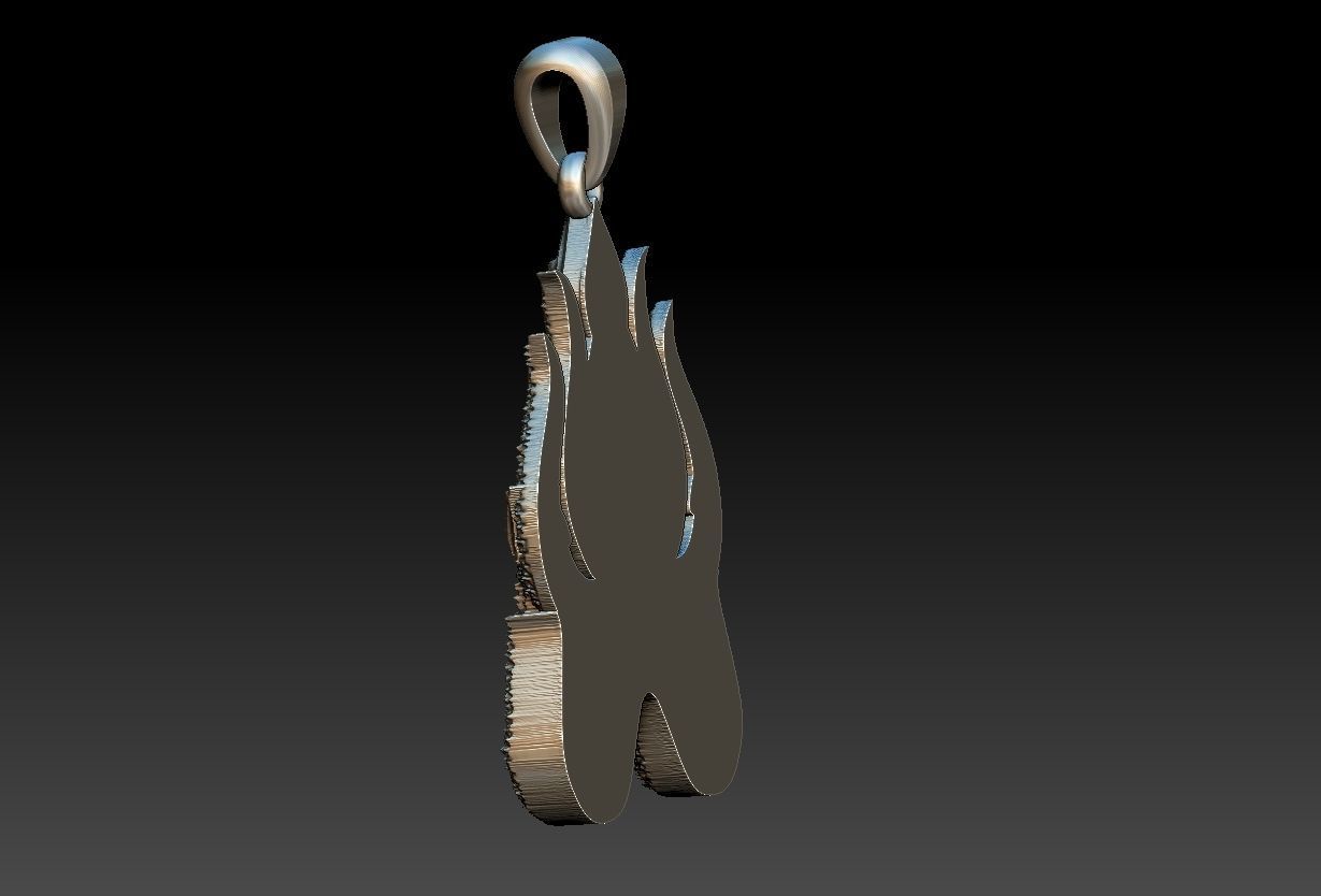 Octopus Pendant 3D print model_5