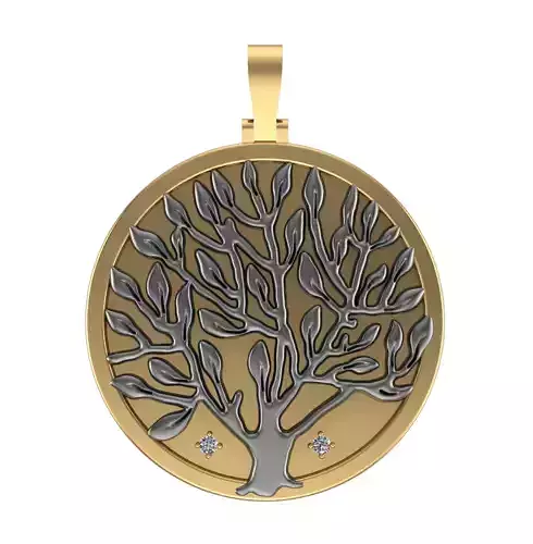 Tree of Life Picture Pendant
