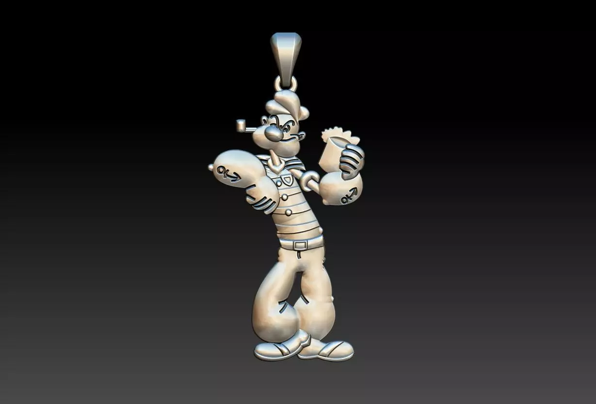 Popeye Sailor 3D print model