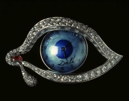  Eye of Time brooch by Salvador Dali 3D print model_2