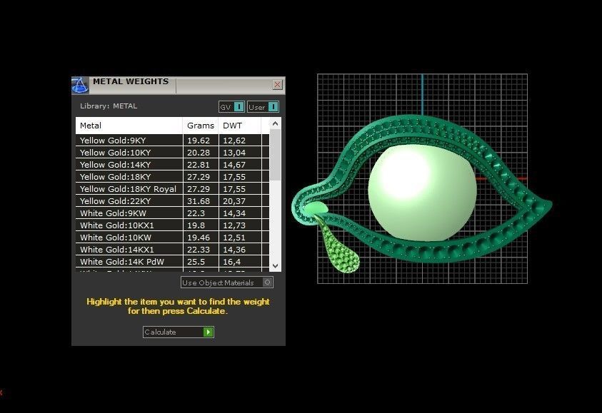  Eye of Time brooch by Salvador Dali 3D print model_6