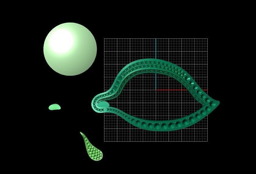  Eye of Time brooch by Salvador Dali 3D print model_25