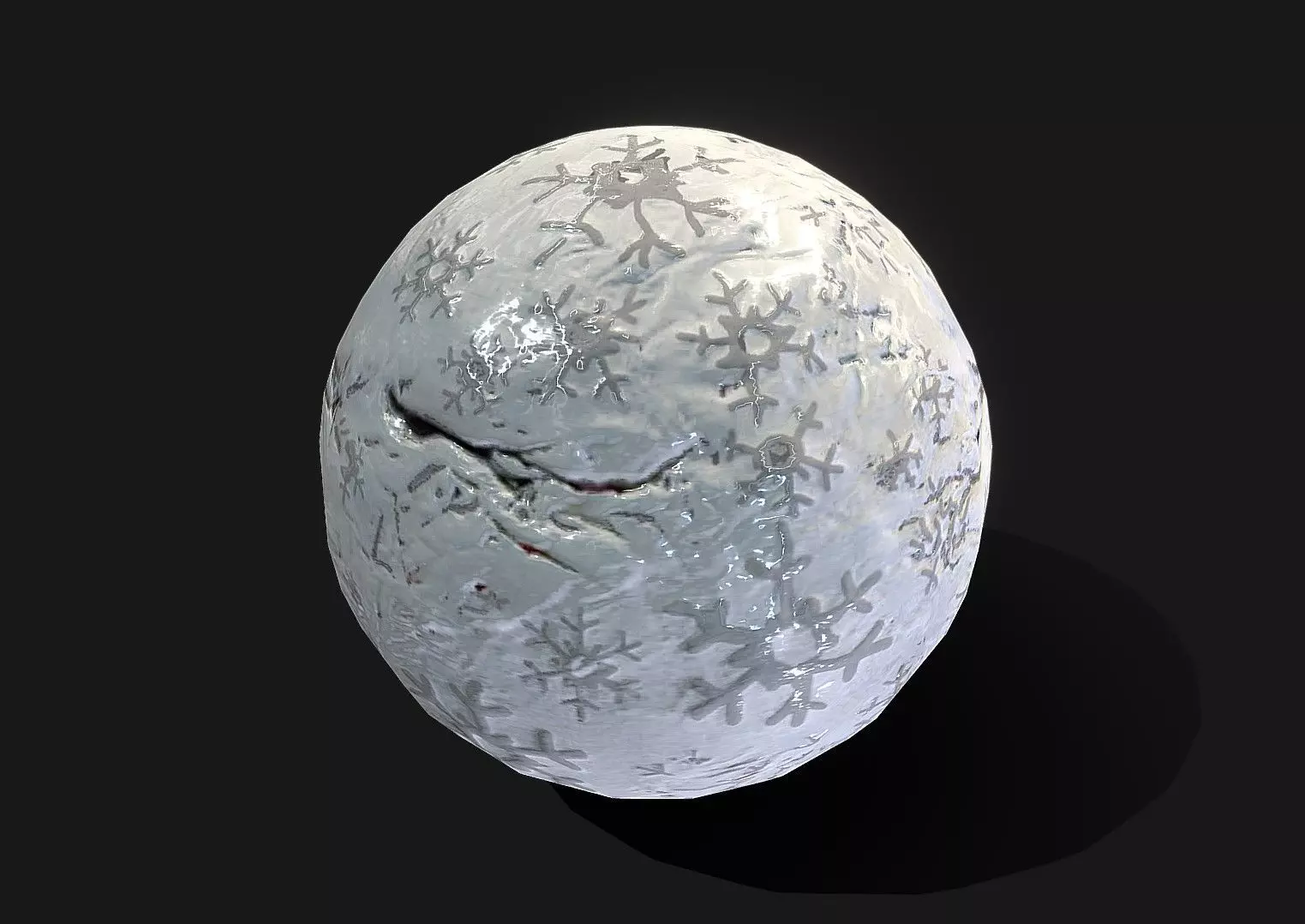 Milka Snowball Free low-poly 3D model