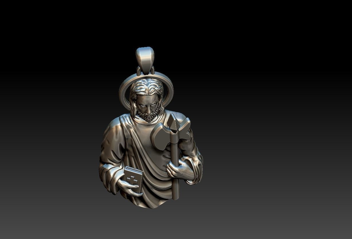 Saint Jude Thaddeus - Sao Judas Tadeu 3D print model_16
