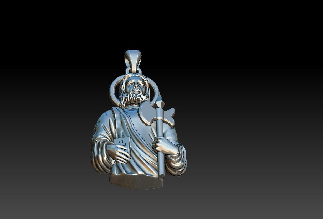 Saint Jude Thaddeus - Sao Judas Tadeu 3D print model_17