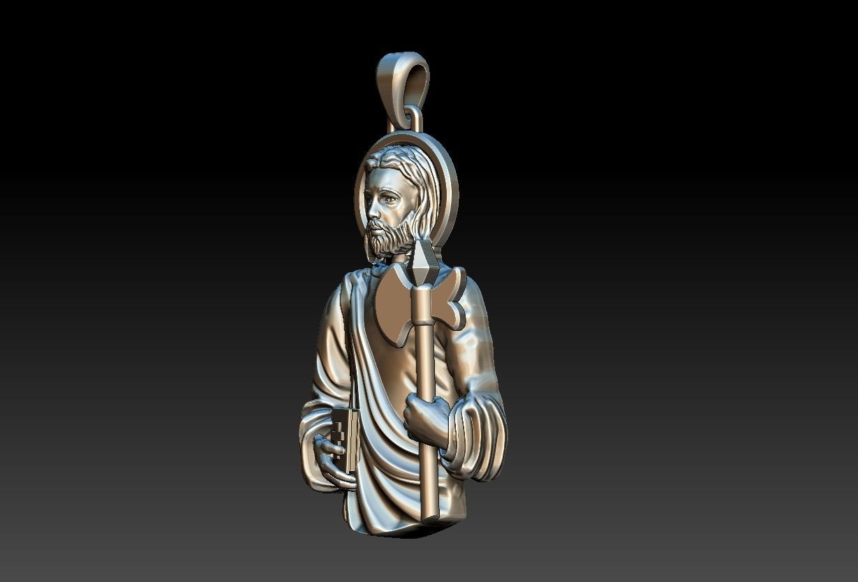 Saint Jude Thaddeus - Sao Judas Tadeu 3D print model_14