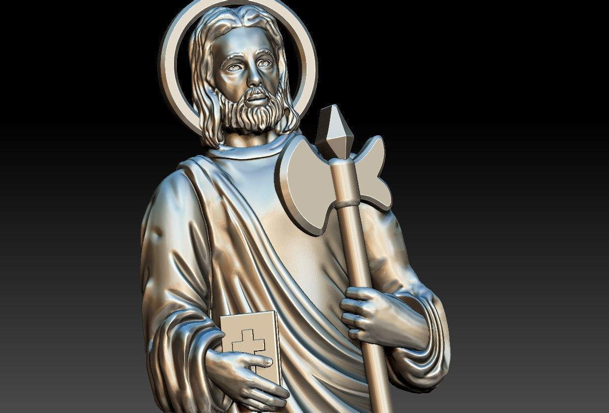 Saint Jude Thaddeus - Sao Judas Tadeu 3D print model_19