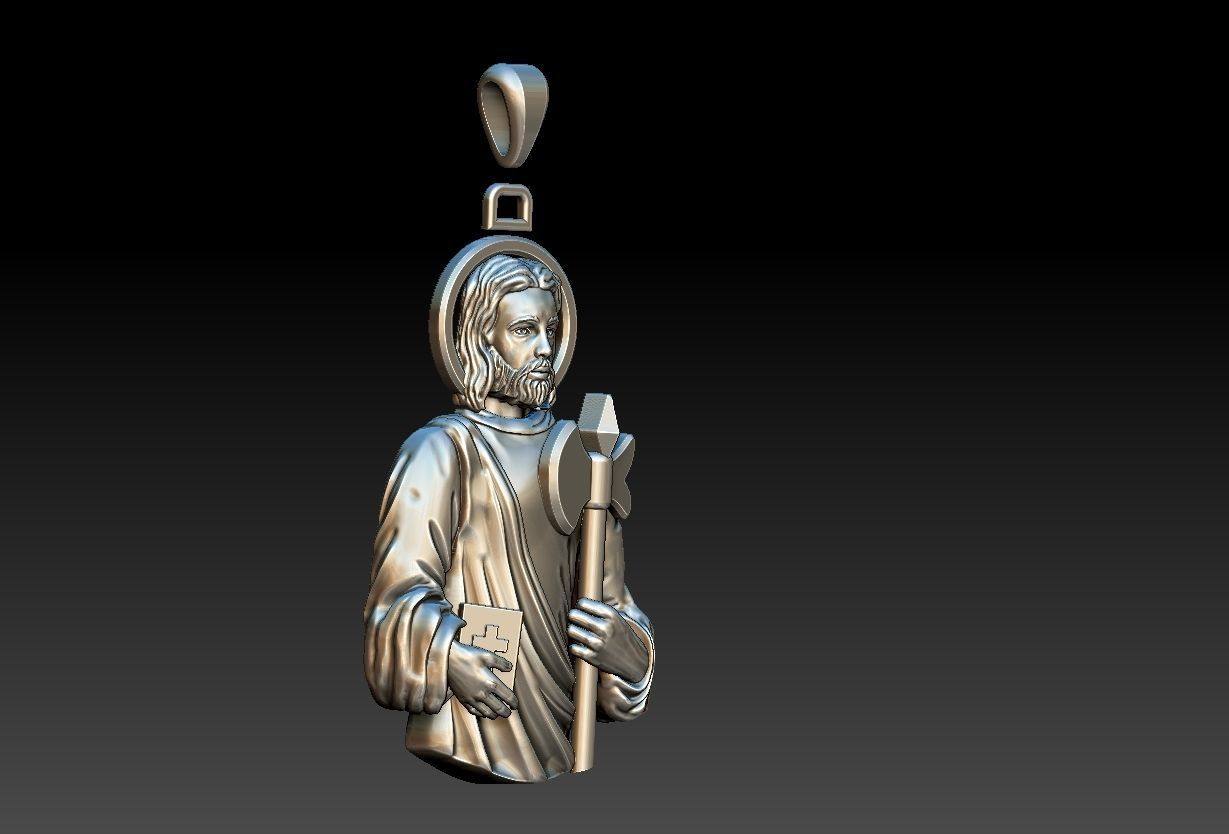 Saint Jude Thaddeus - Sao Judas Tadeu 3D print model_21