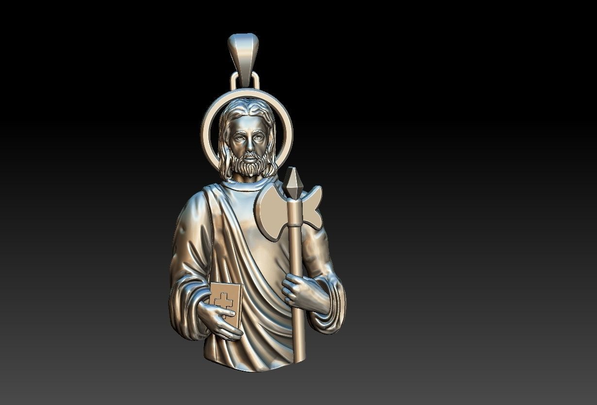 Saint Jude Thaddeus - Sao Judas Tadeu 3D print model_15