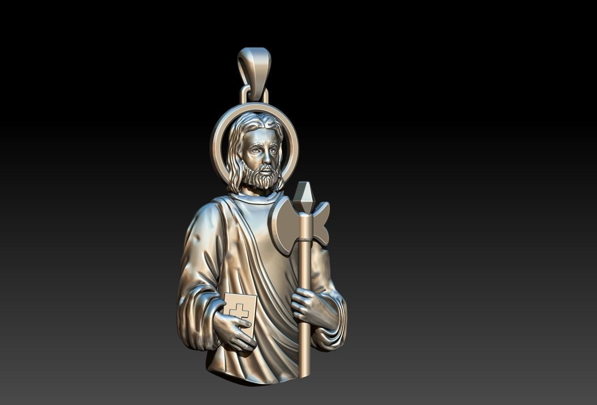 Saint Jude Thaddeus - Sao Judas Tadeu 3D print model_1