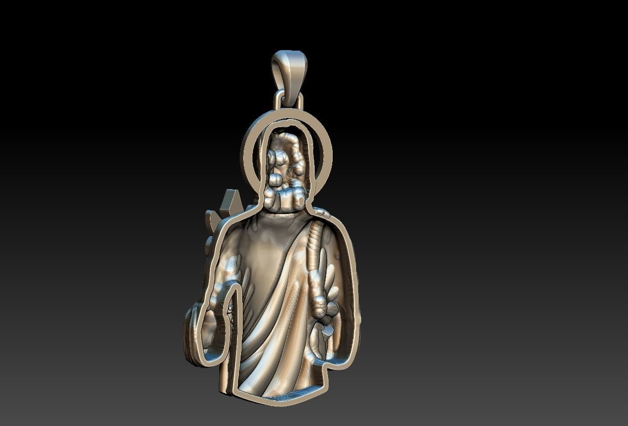 Saint Jude Thaddeus - Sao Judas Tadeu 3D print model_7