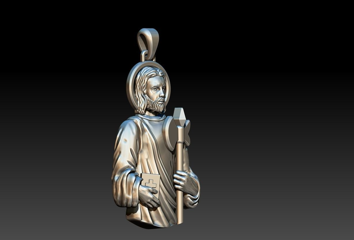 Saint Jude Thaddeus - Sao Judas Tadeu 3D print model_2