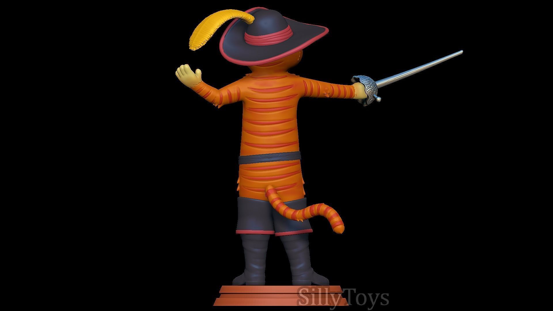 Puss in Boots 3D print model_4