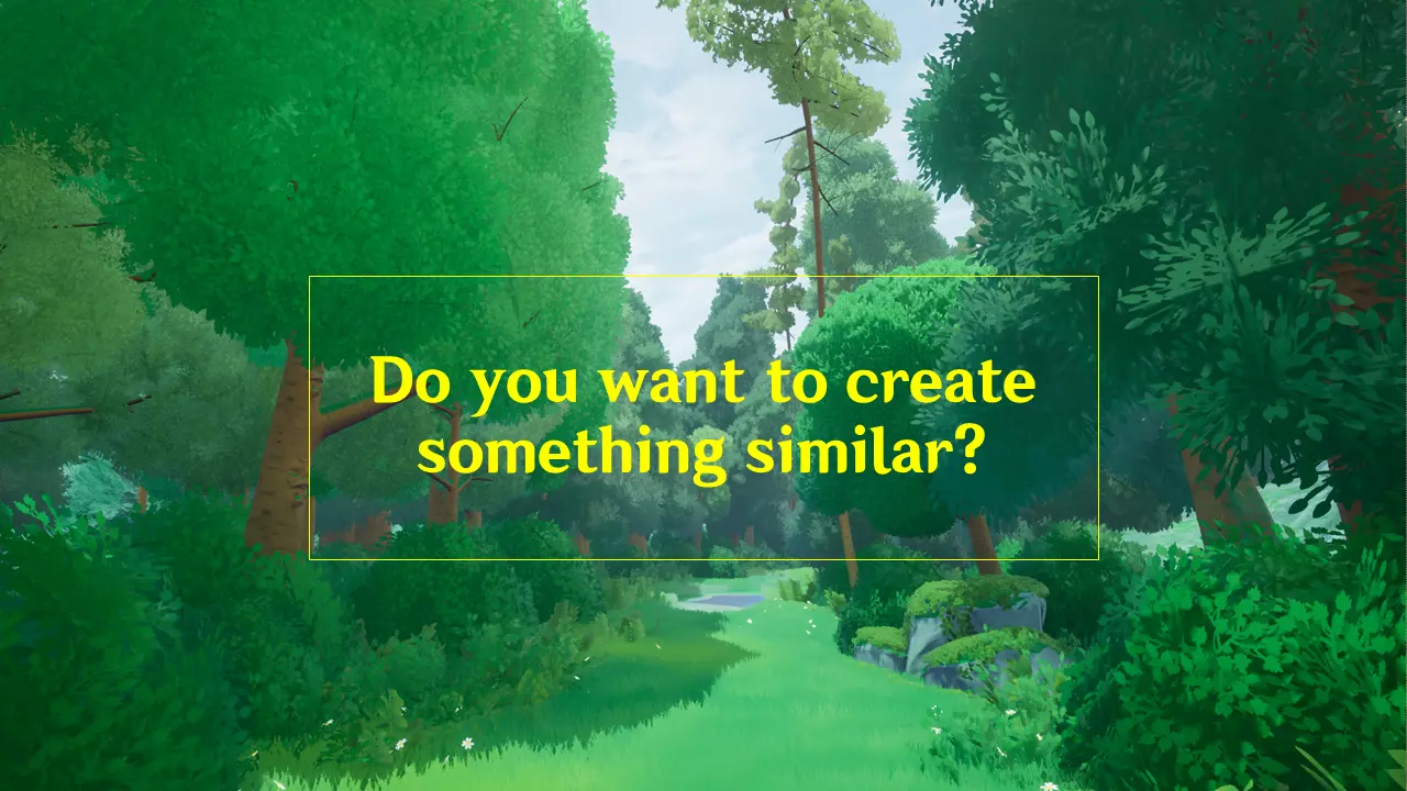 Stylized Trees Pack 3D model_0