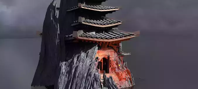 Bushido Warrior Temple Kit bash 3 