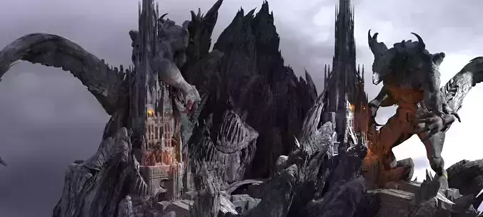 Dark Lizard Mountain Kit bash