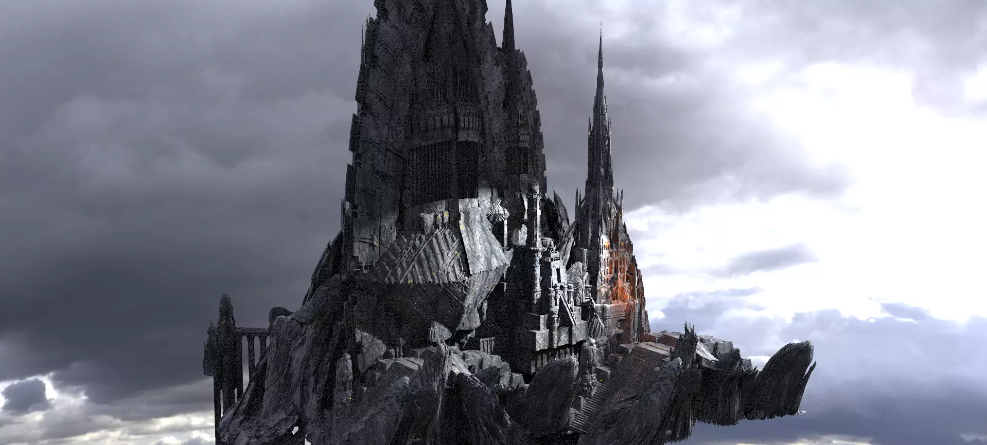 Snake Realms Fort Kit bash  3D model_0