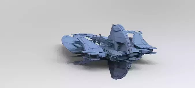 Dark Terra Former ship 6  3D model