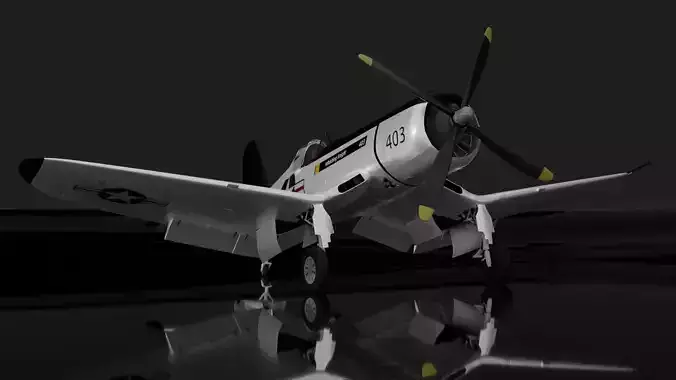 F4U-C Corsair 3D model