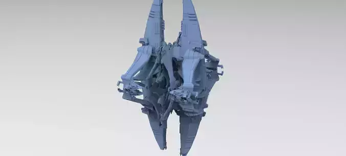 Dark Terra Former Ship destroyer  3D model