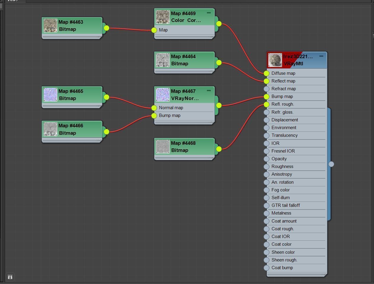 Stone tile pavement 3D model_15