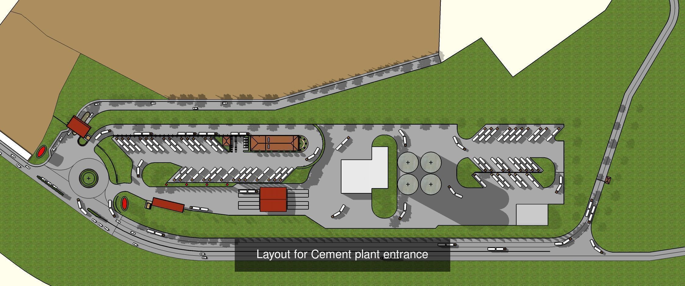 Factory layout 3D Model Collection_11