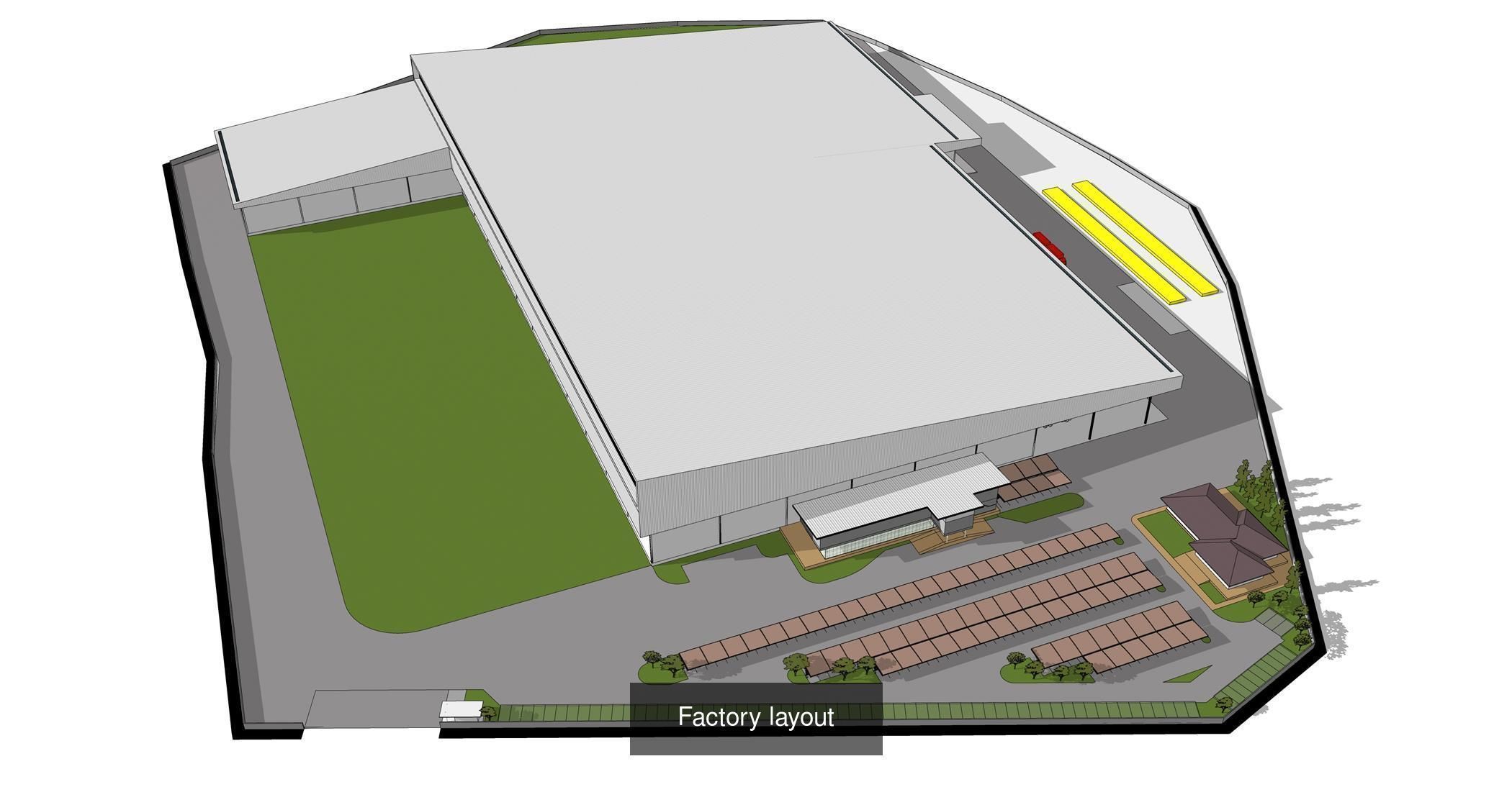Factory layout 3D Model Collection_23