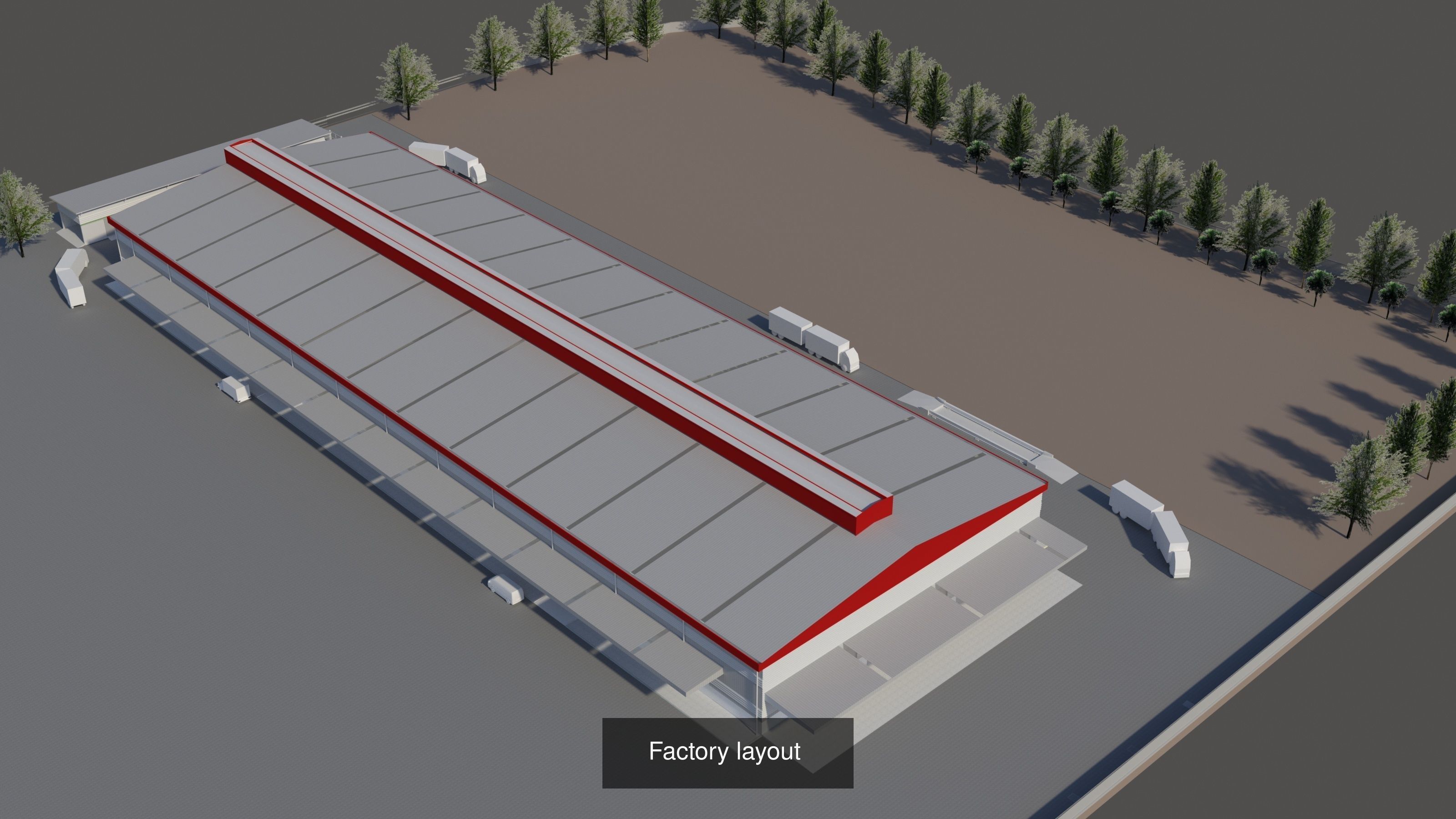 Factory layout 3D Model Collection_17
