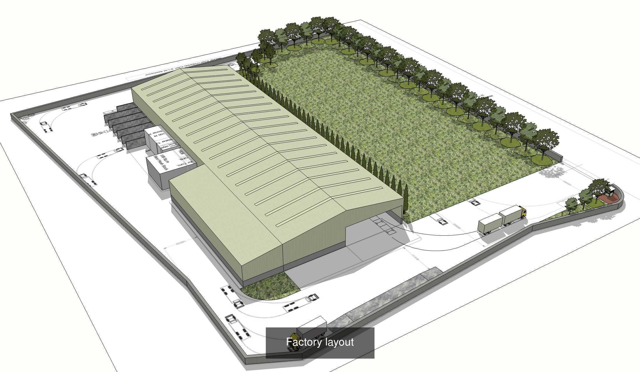 Factory layout 3D Model Collection_16