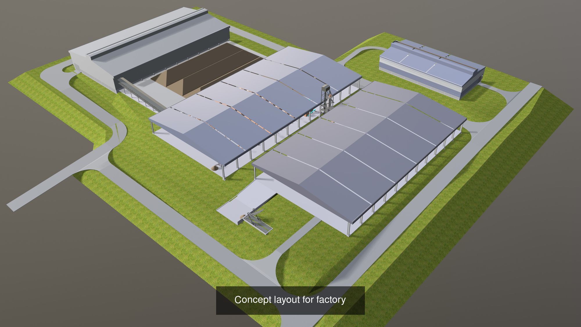 Factory layout 3D Model Collection_8