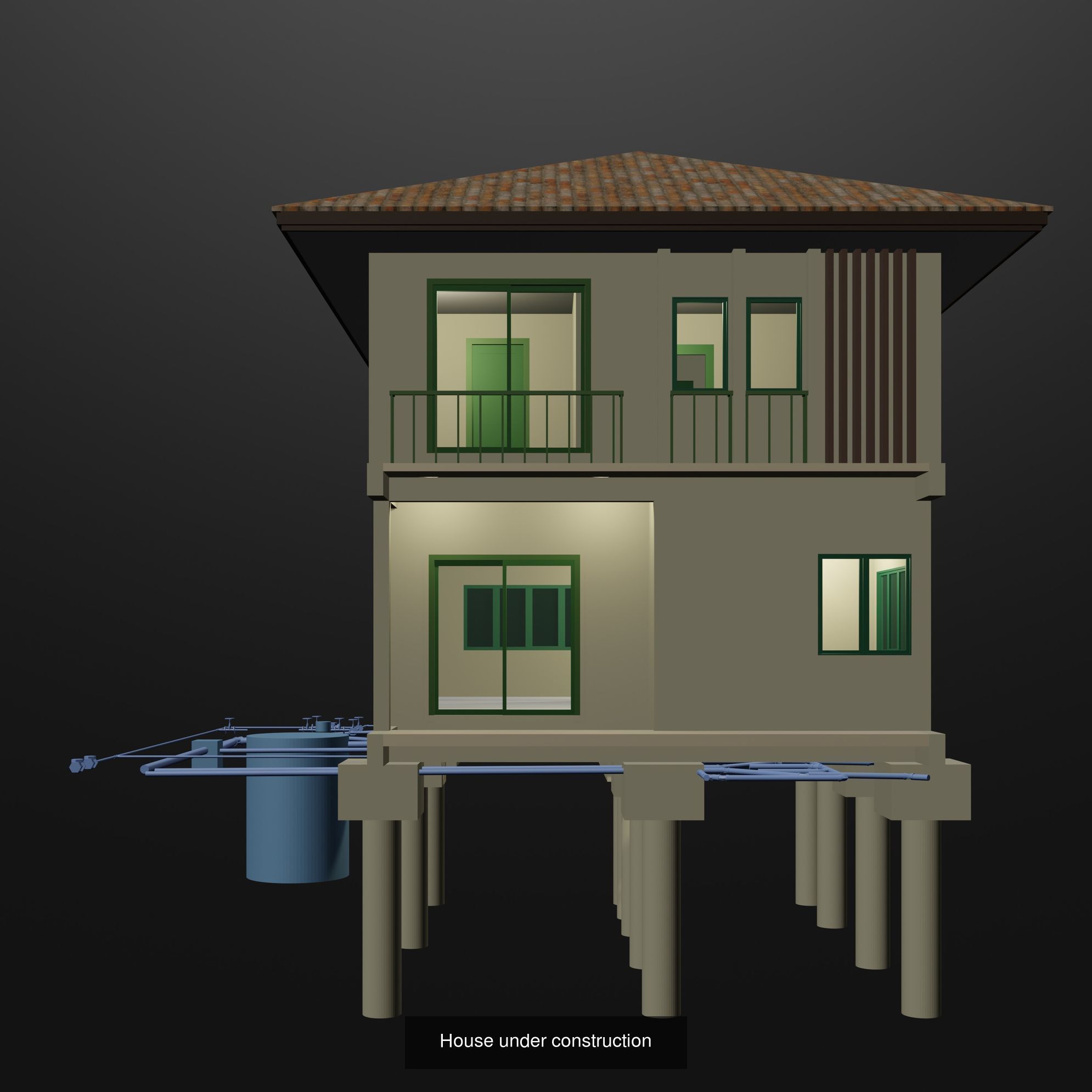 Residential building 3D Model Collection_17