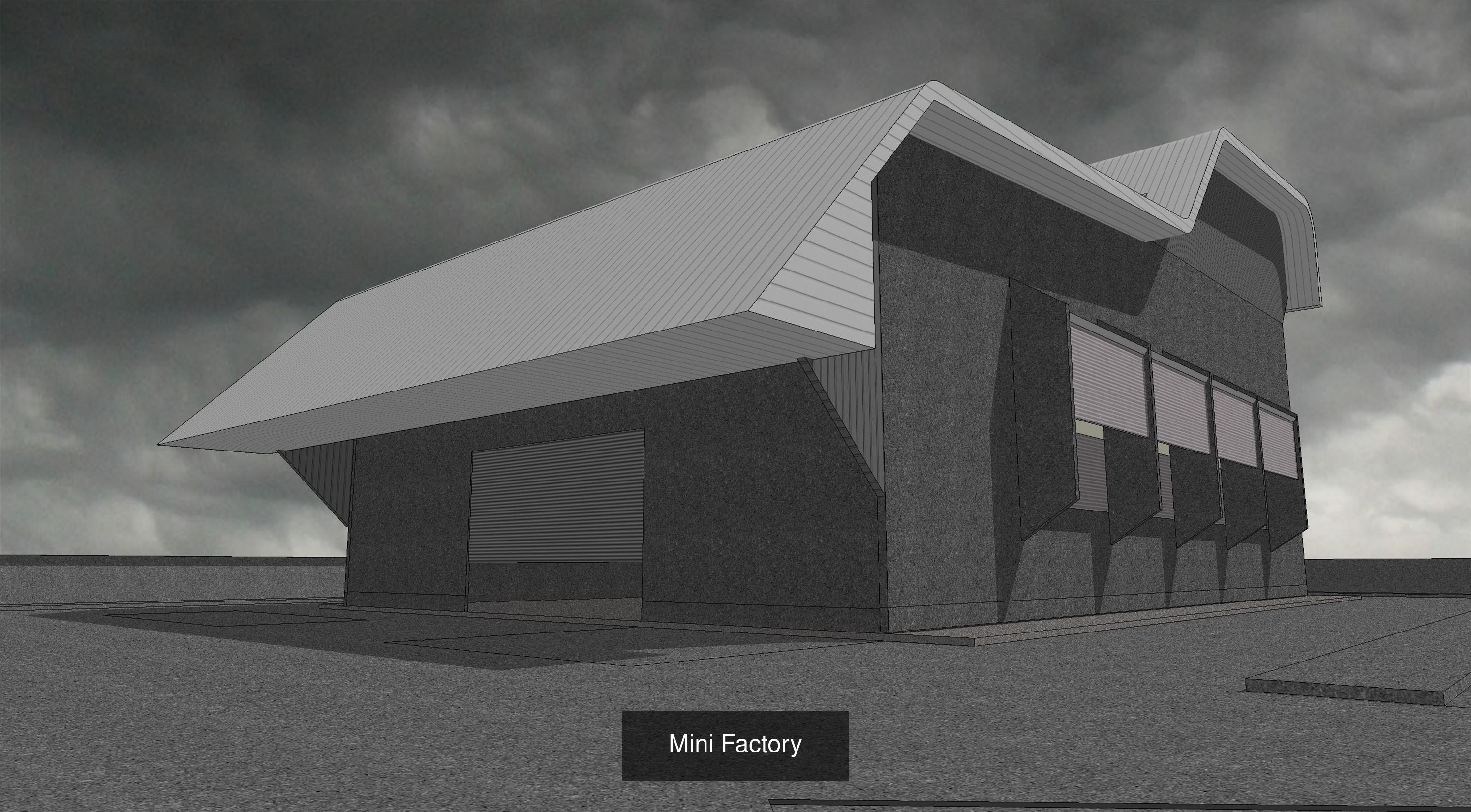 Factory building 3D Model Collection_3
