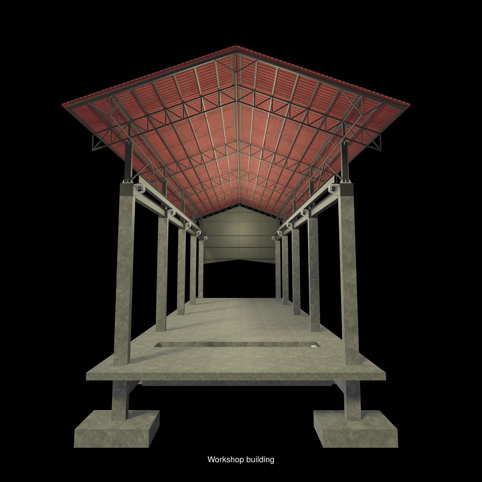 Factory building 3D Model Collection_8