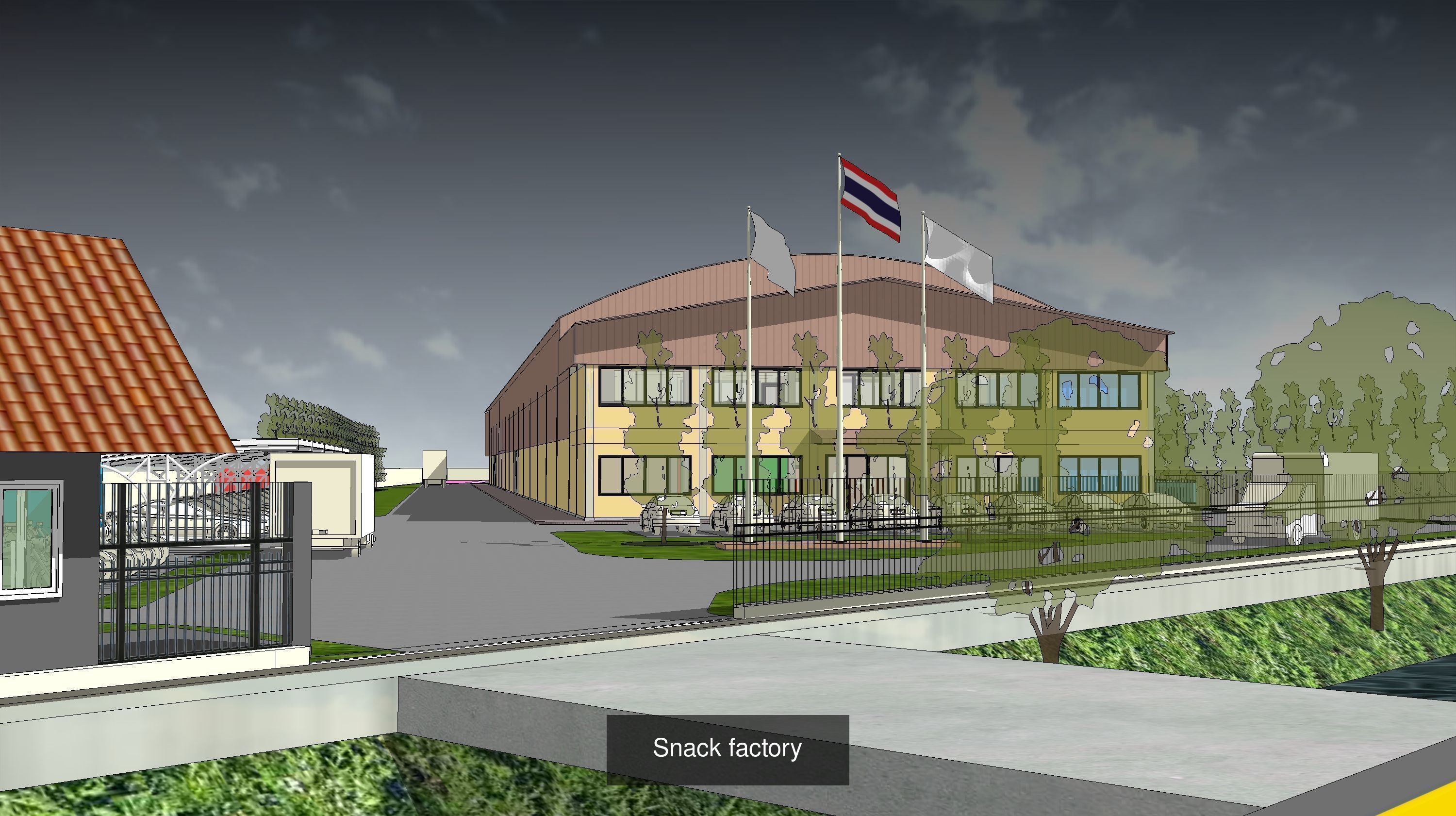 Factory building 3D Model Collection_1