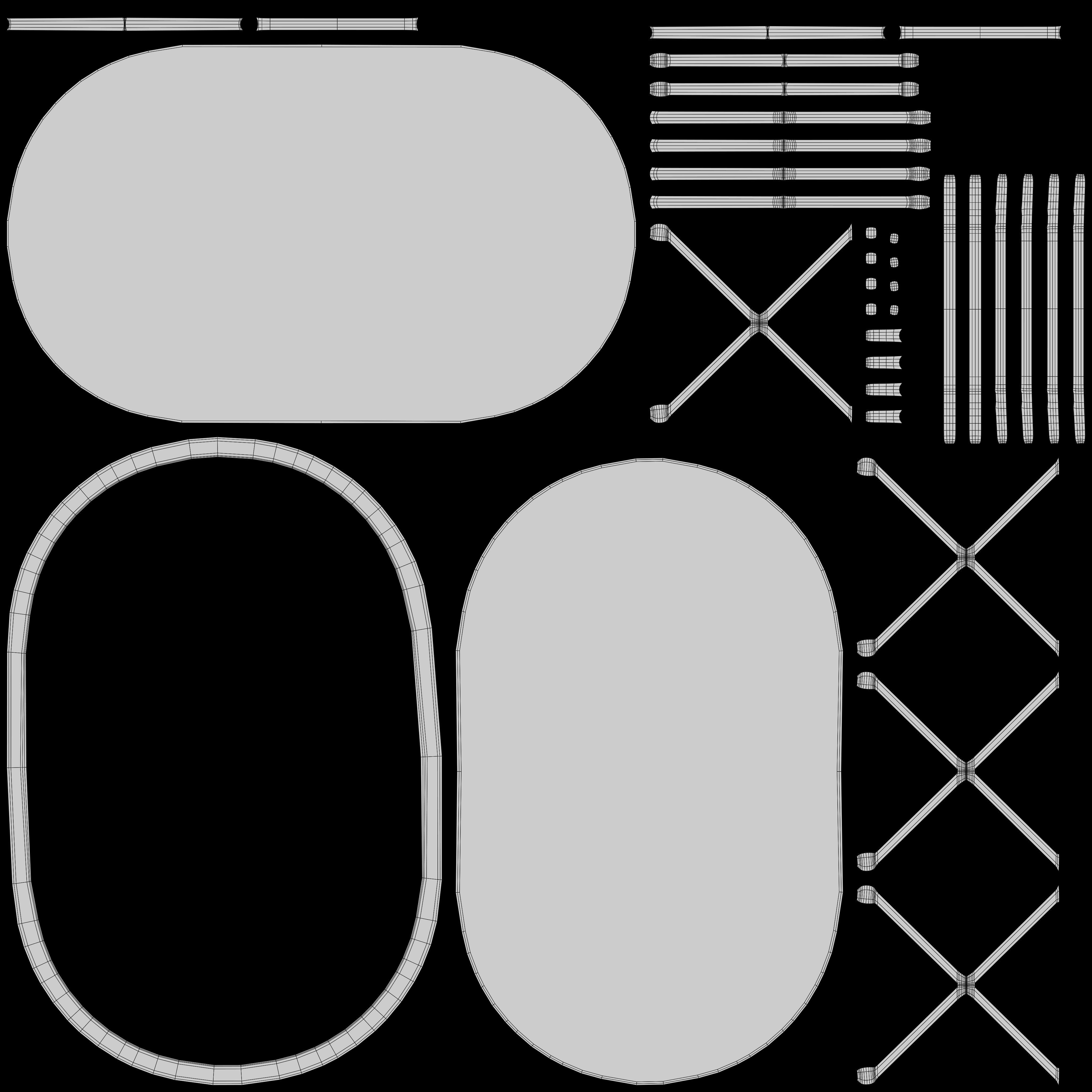 Small Table  3D model_5